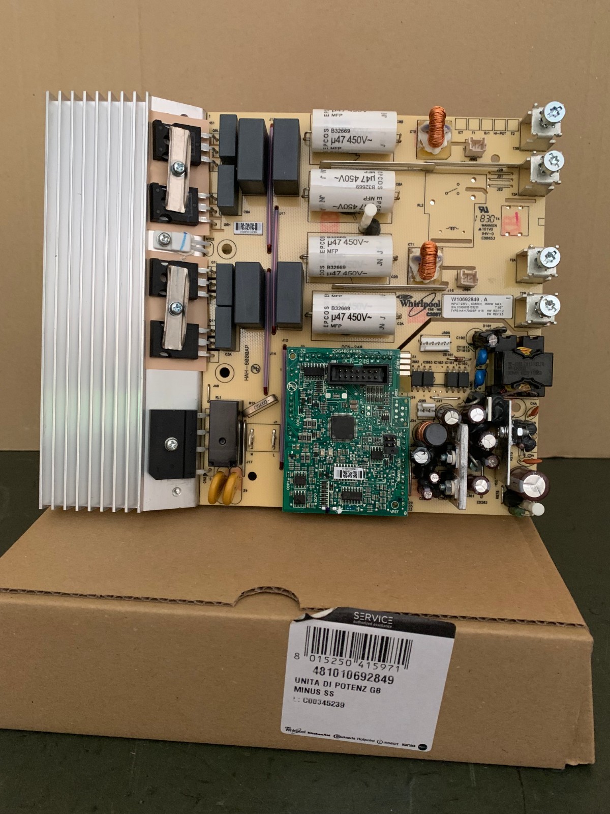 Module induction 481010692849 Whirlpool : régulation thermique de haute précision