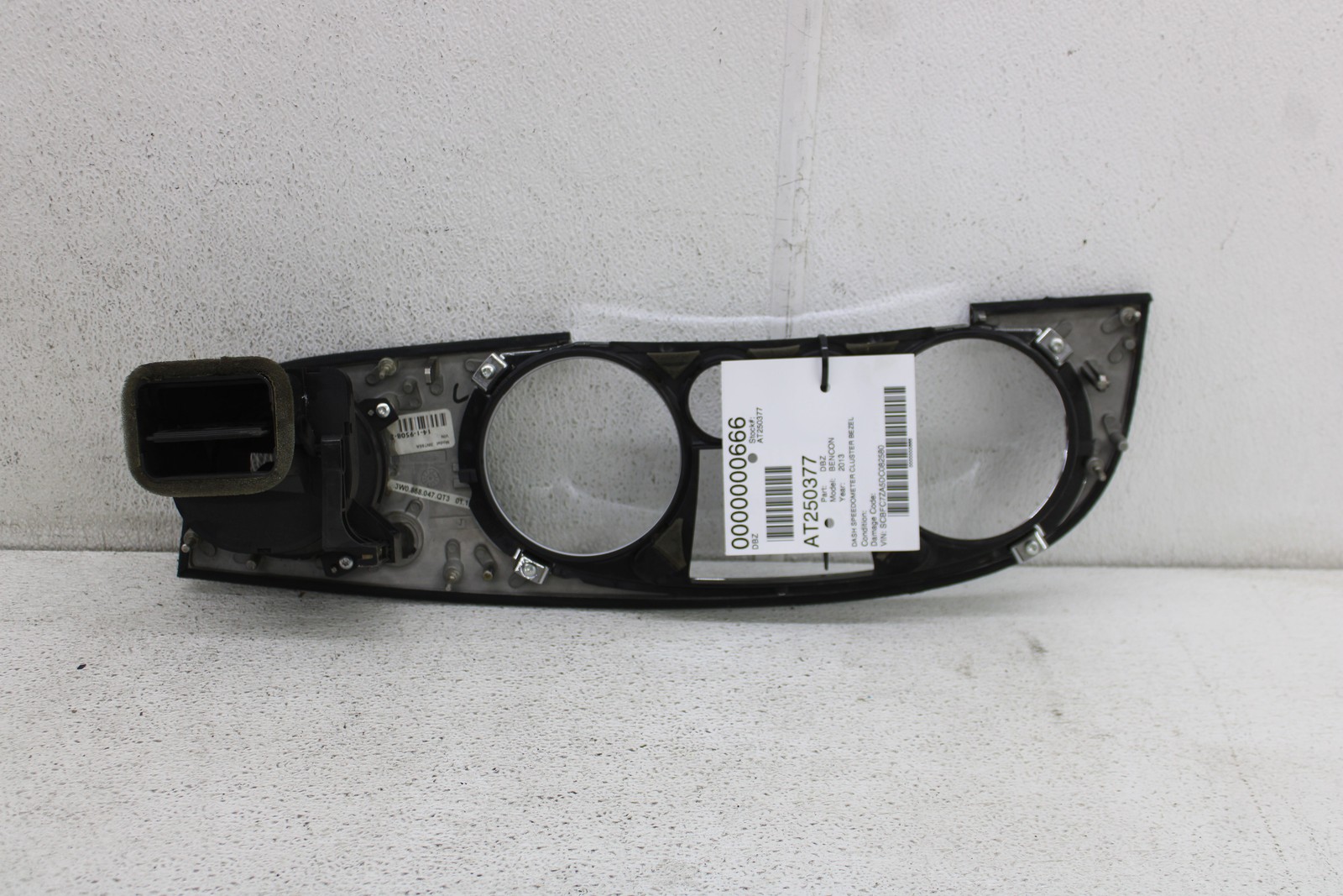 Bentley Continental 2013 Instrument cluster