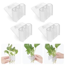 3 Holes Upgraded Aquatic Plant Cup Aquarium Plant Holder for Tank,Aquascape A...