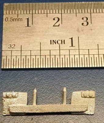 HO 1:87 Alloy Forms # 3095 Mudflaps w/Tail Lights for Frame Mount (5 pieces)