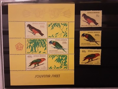 Prophila Collection Motivazioni 50 Diversi Pappagalli Francobolli (Francobolli per i Collezionisti) Uccelli