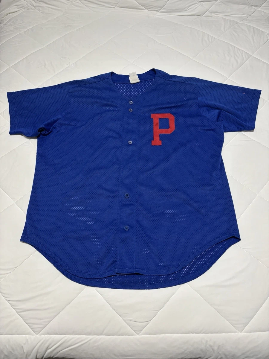 Rawlings Batting Practice Jersey Homme Medium - Bleu, Manches Amovibles, Zip