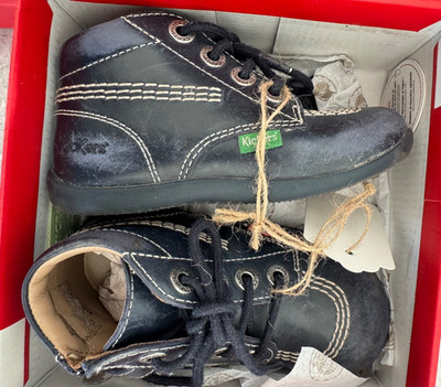 * Kickers Schuhe Dunkelblau Lila Gr. 24*