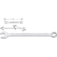 Hazet Ring-MaulschlüSsel 9Mm Ring Gabel SchlüSsel GabelschlüSsel