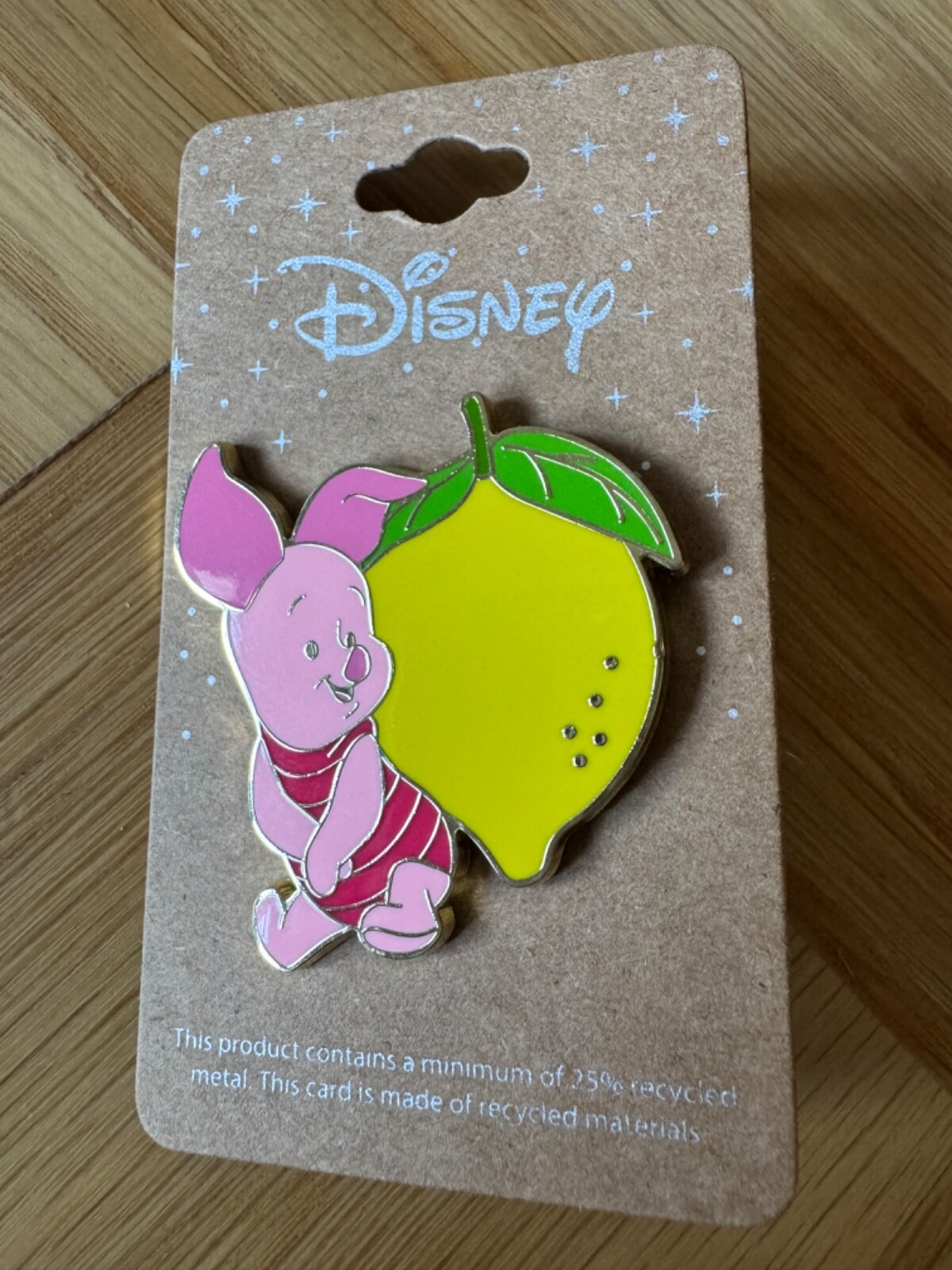 New Disney Piglet with Lemon Carded Loungefly Pin