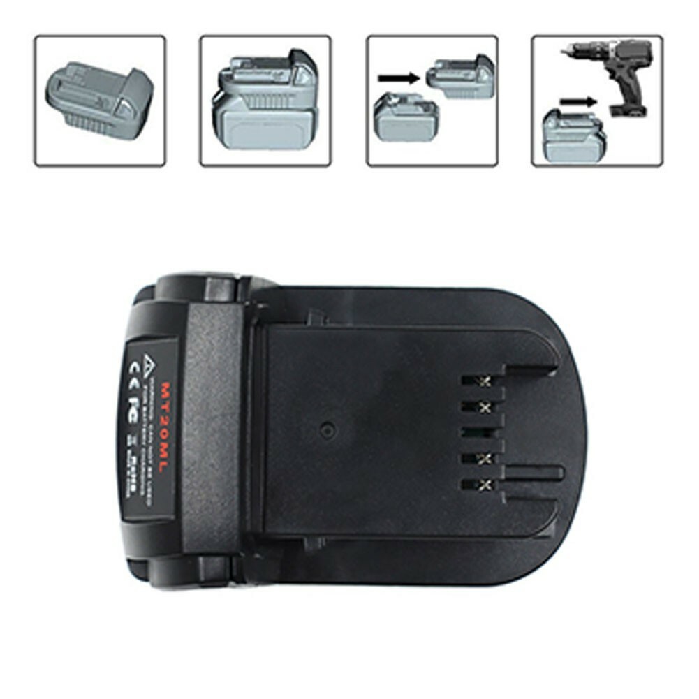 TEPULAS MT18MIL Battery Adapter – Use Makita 18V Batteries On Milwaukee M18 Power Tools (Adapter Only)