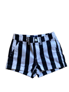 White Striped Shorts Size 