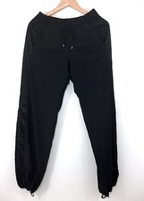 EUC Lululemon Dance Workout Studio Lined Wide Pants Hemmed Black Size 6