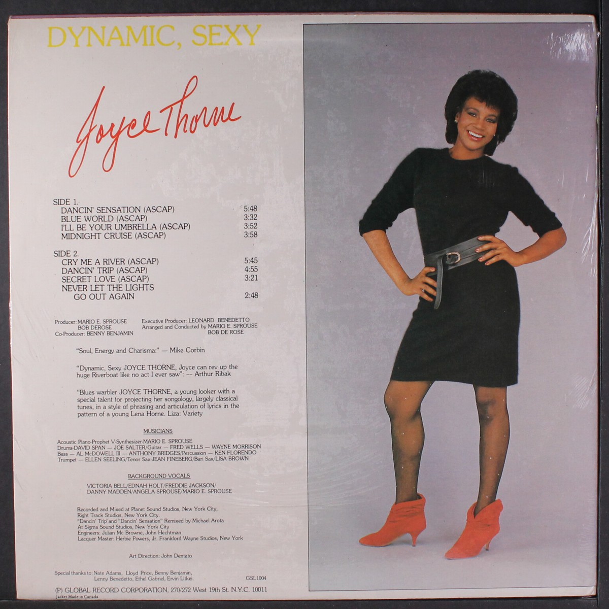 JOYCE THORNE: dynamic-sexy GLOBAL 12" LP 33 RPM Sealed | eBay