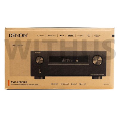 Denon AVC-X6800H 11.4 Ch 8K AV Amplifier w/ 3D Audio HEOS® Built