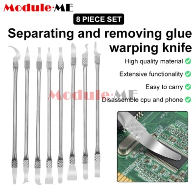 8 Set Cell Phone Tablet Repair Opening Tool Kit Set Pry Screwdriver For Cpu Chip - Image 1 of 4