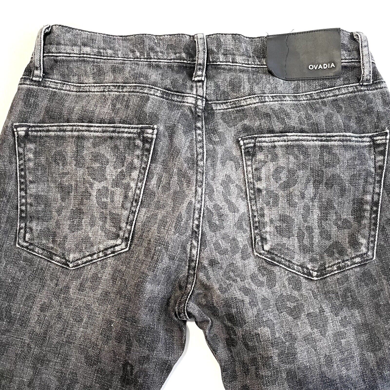 Ovadia And Sons Jeans Grey Leopard Slim 002 29 - image 2