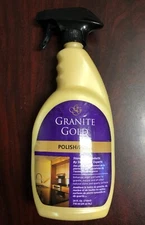 GRANITE GOLD One Easy Step Deep Clean POLISH Marble Travertine Quartz 24Oz Spray