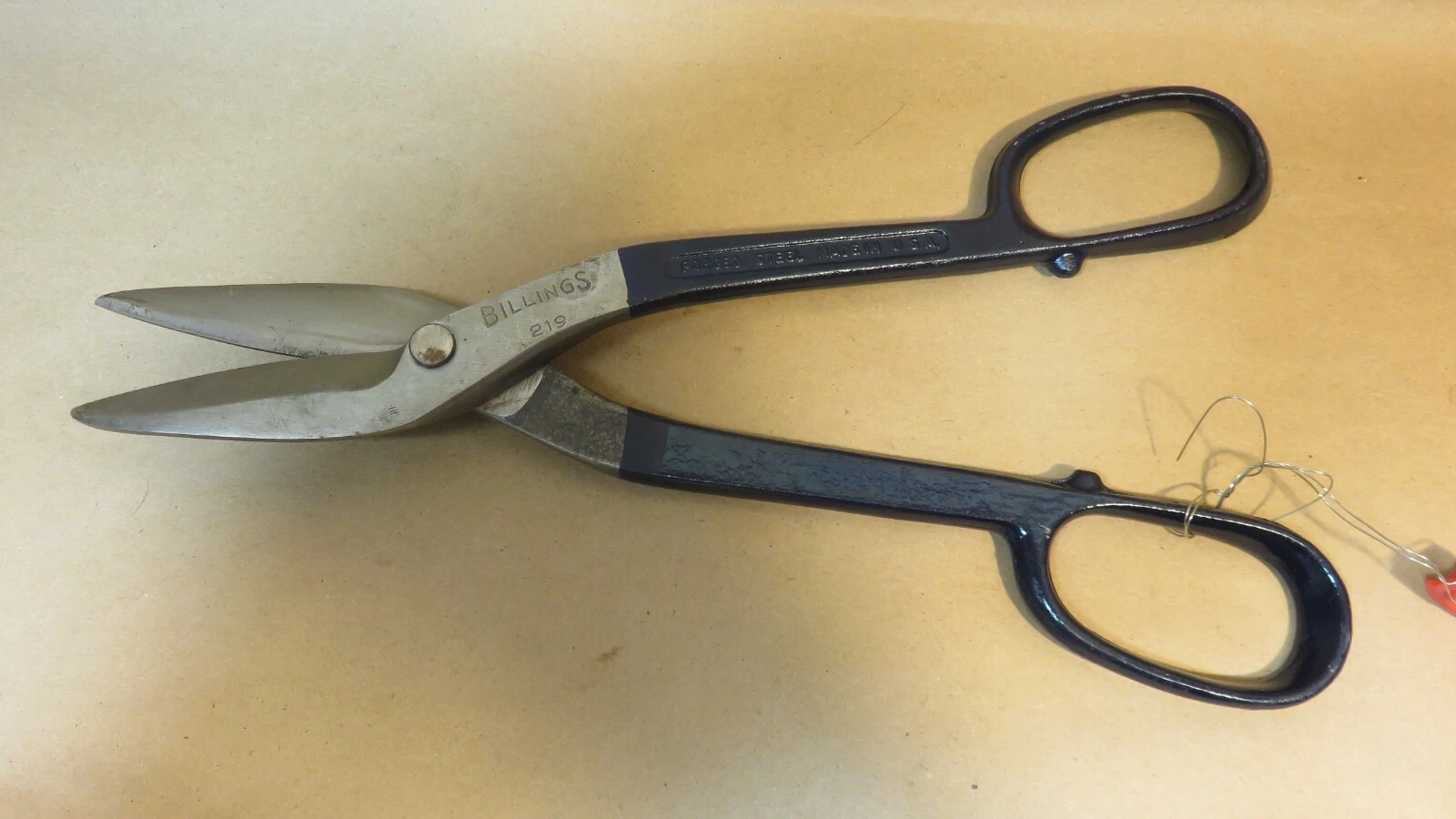 13" billings usa no 219 forged tin snip sheet metal shears
Opens in a new window or tab