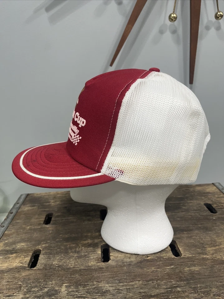 Sombrero de camionero de malla vintage Martinsville Speedway Winston Cup hecho en EE. UU. ¿Firmado? Foto 4 de 4