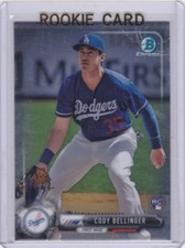 CODY BELLINGER ROOKIE CARD Bowman Chrome 2017 Los Angeles Dodgers Baseball RC!