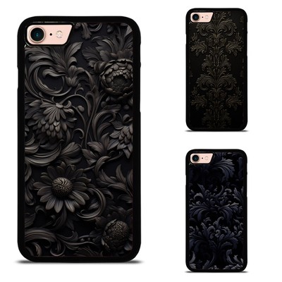 simple gothic damask flower For Samsung Galaxy Apple iPhone Motorola Unique case