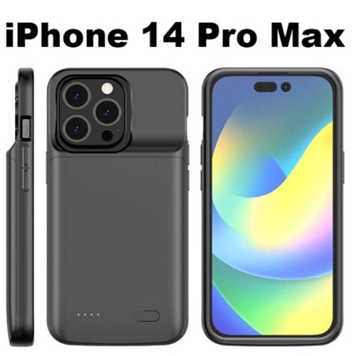 For iPhone 15 14 13 12 11 Pro Max Battery Charger Case Power Bank Charging Cover - Picture 26 of 34