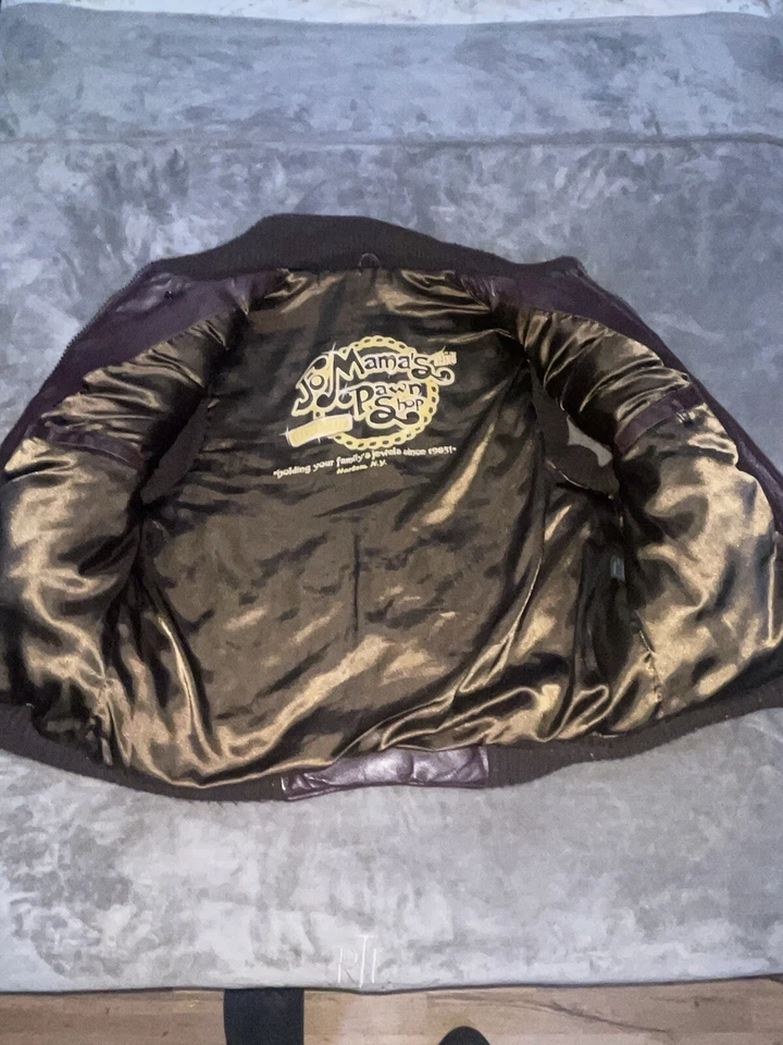 Genuine Leather Burgundy Bubble Puffer Vest - Image 3 of 3