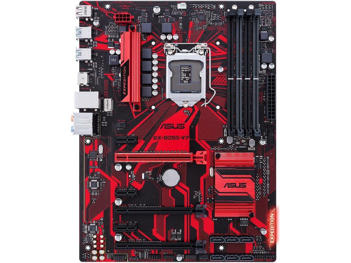 FOR ASUS EX-B250-V7 Motherboard Support 64GB DDR4 1151PIN ATX