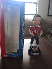 John Lynch # 47 Hand Painted Bobble Head In Box, w/ ERROR on NAME! RARE FIND