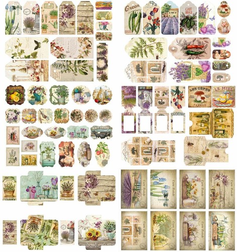 Scrapbook Papier Vintage Style - 24 Blatt Doppelseitiges Bastelpapier Für DIY Projekte