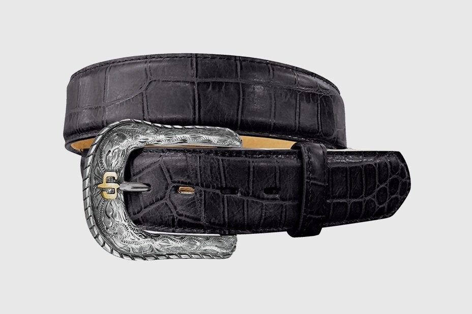 Stetson Caiman Western Belts Gem Dandy Men's Stetson Caiman