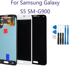 LCD Display Screen Replace Touch Digitizer Assembly For Samsung Galaxy S5