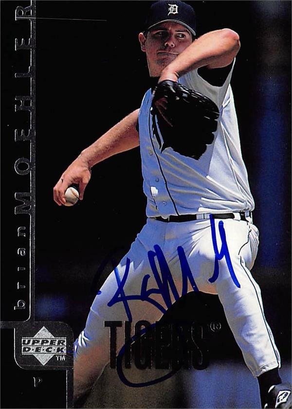 Brian Moehler autographed Baseball Card Detroit Tigers, SC 1998 Upper Deck #373