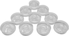 10 bobine in plastica trasparente per macchina da cucire Singer Apollo pinza/curvata