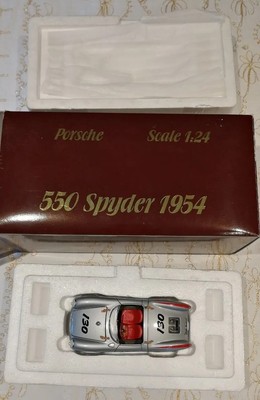 James Dean Porsche 550 Spyder 1954 1:24 Racecar - Uber rare!! Mint  