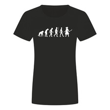 Evolution Pirat Damen T-Shirt - Freibeuter Seeräuber Korsar Wasser Boot