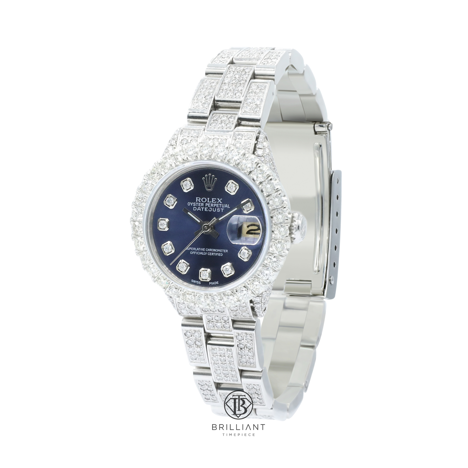 Rolex Datejust Blue Oyster Bracelet 8