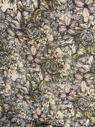 Abito Camicia Paul & Joe Sister Stampa Floreale Grigio Rosa Seta Tg. 4 pieghe A4 - Foto 2 di 6