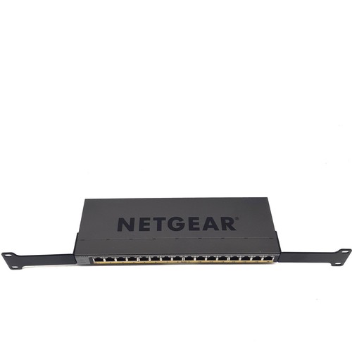 NETGEAR GS116LP Network Switch PoE Switch 16 Port RJ-45 Unmanaged W/ Brackets - Picture 6 of 9