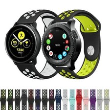 Cinturino sportivo in gomma siliconica per Samsung Watch 3 4 5 6 7 FE Active 2 40/44mm