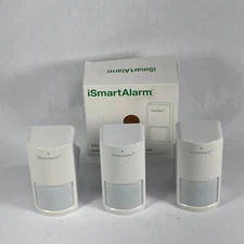 ISmart Alarm Home Security System LOT of 3 Wireless Motion Detectors / Detection
