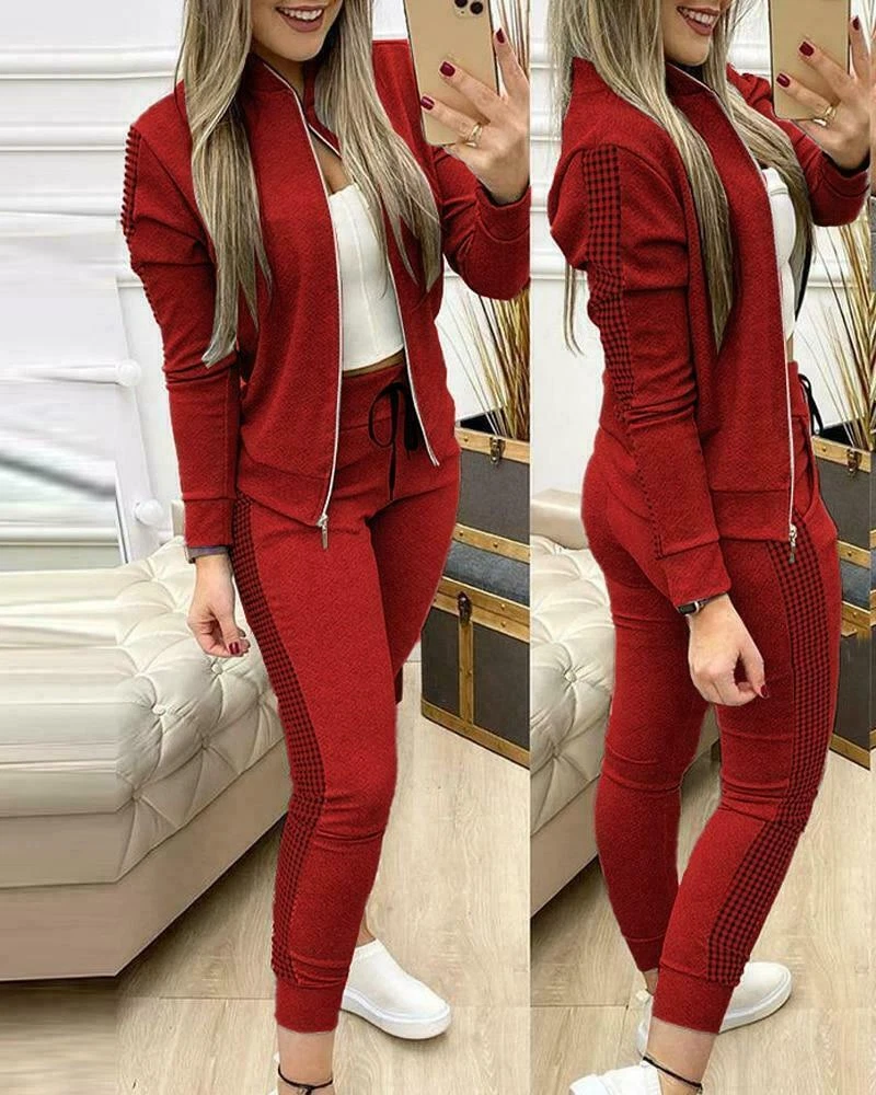 despensa Deshacer tubo Conjunto De Pantalones Cómodos De Otoño Invierno Moda De Mujer Deportivo  Casual | eBay