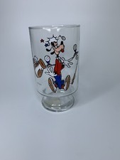 Anchor Hocking Disney Large 32 oz Goofy Golf Drink Glass Golfing Made In USA