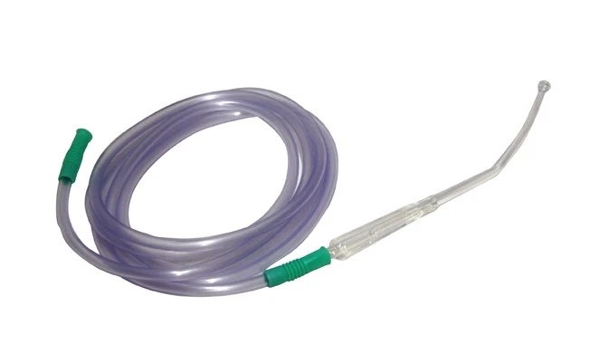 Proact Suction Tubing with vented tip yankauer handle pack - 6.5mm / 3m