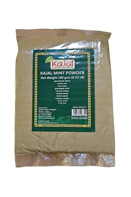 Minz Pulver 100g Perfekt für Tee, Desserts, Getränke, Gewürze Ideal für Wellness