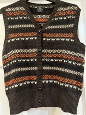 Cento X Cento By Iceberg Women’s Italian Wool Vest, Size 46