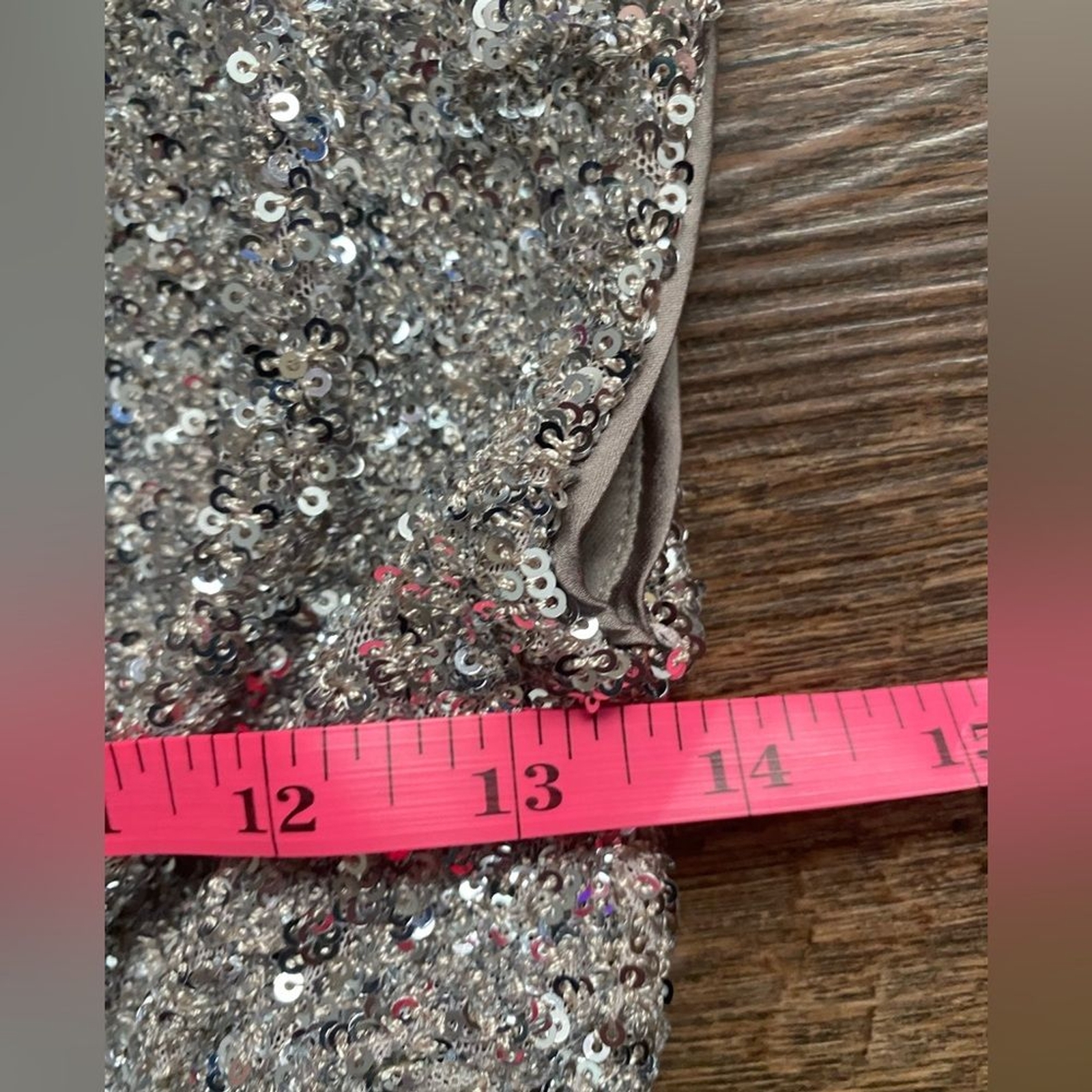 EXPRESS sleeveless silver sequin asymmetrical dre… - image 14