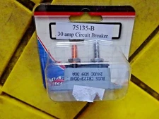 75135-B Boater Sports 12-24VDC 30 Amp Manual Circuit Breaker