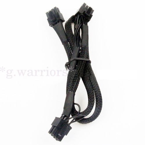 8 Pin to Dual 8 pin (6+2) Pin PCIe Modular Power Supply Cable UK - Picture 2 of 5