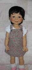 IMSCO HUMAN HAIR Unisex Doll Wig SIZE 12 BLACK Short Layered Bangs H60 NWT