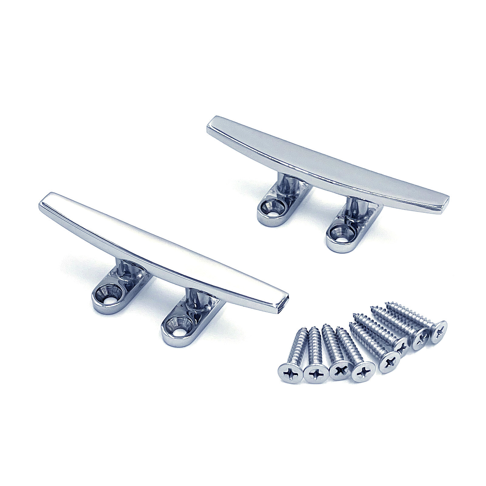 4inch Stainless Steel boat dock cleat Cleats for jetski Kayak Deck Rope 2pcs