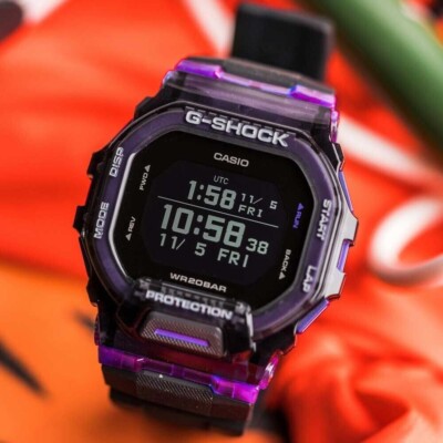 Casio G-SHOCK Black/Purple Men's Watch - GBD200SM-1A6 for Casio G-SHOCK Black/Purple Men's Watch - GBD200SM-1A6 for