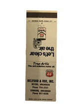 BELFORD & ROE INC.  Matchbook Matchcover - REYNO, CORNING, ARKANSAS