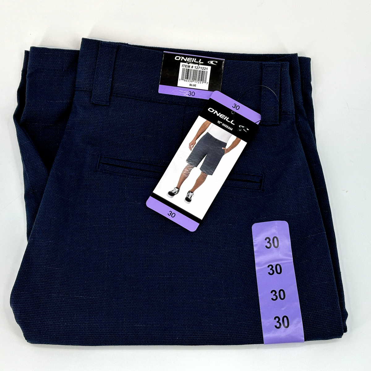 O'Neill Stretch Men's Walk Short Comfort Stretch Side Pockets 10